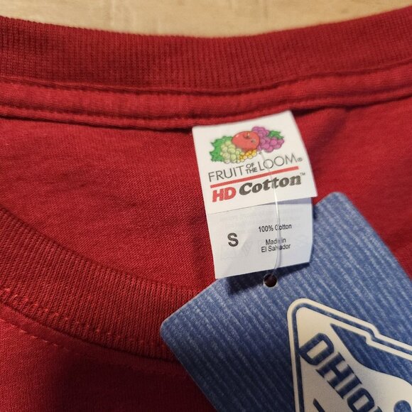 Cheyenne Wyoming T-Shirt Red Size Small Fruit Of The Loom HD Cotton‎ NEW NWT - Picture 6 of 9